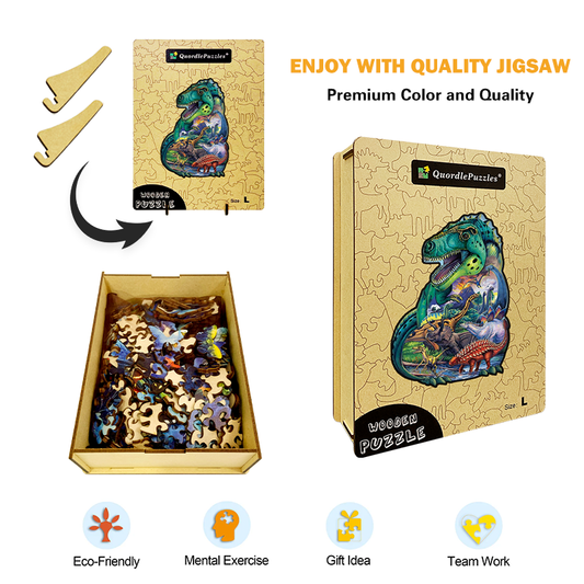 Dinosaurs and Volcanoes puzzle