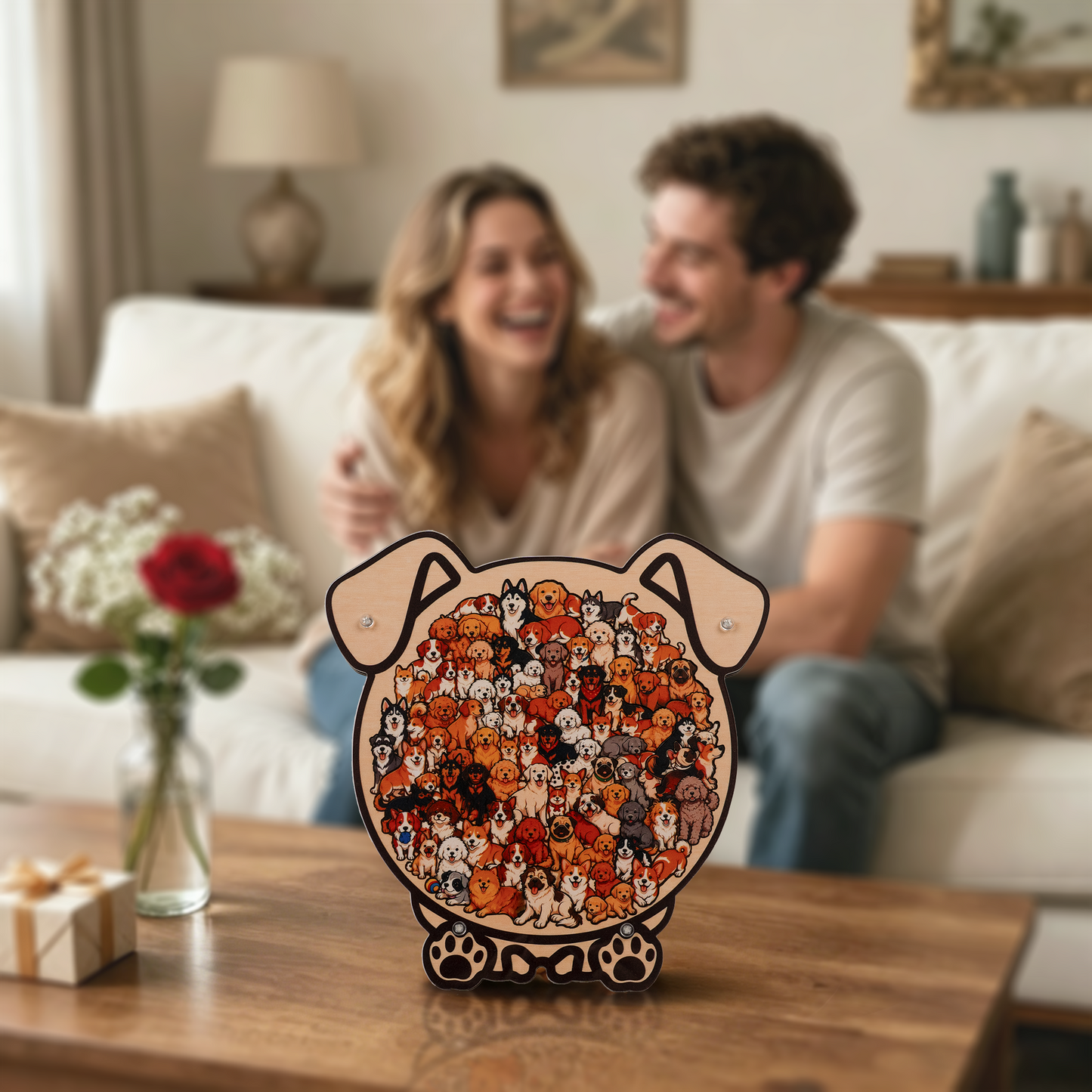 Pawsome Pack Dog Gathering Display Puzzle