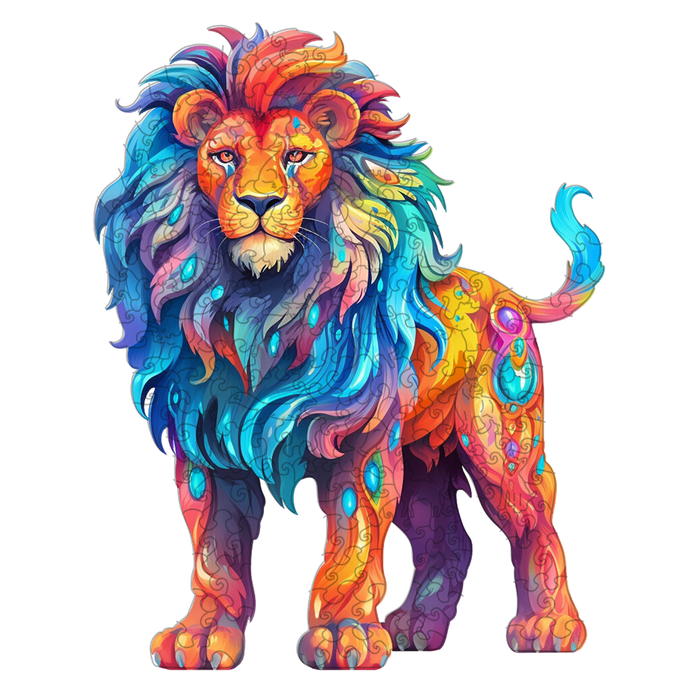 🔥LAST DAY 91% OFF-Colorful lion Wooden Jigsaw Puzzle 🔥LAST DAY 91% OFF-Colorful lion Wooden Jigsaw Puzzle