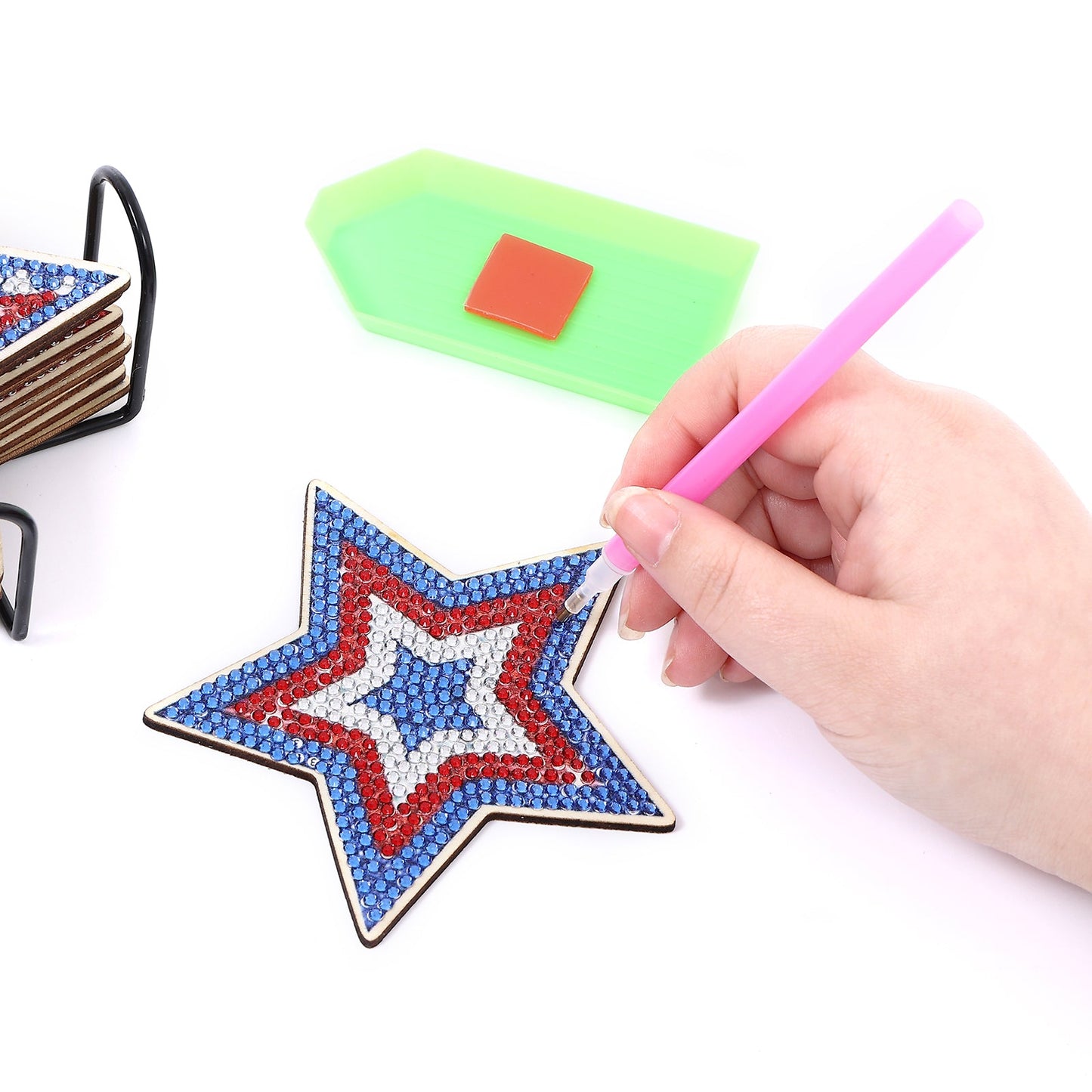 Gör-det-själv-stjärna diamantmålningsunderlägg