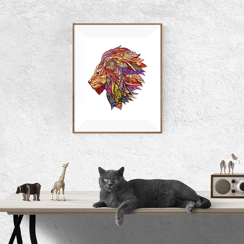 🔥Last Day 80% OFF-Red Lion Jigsaw Puzzle