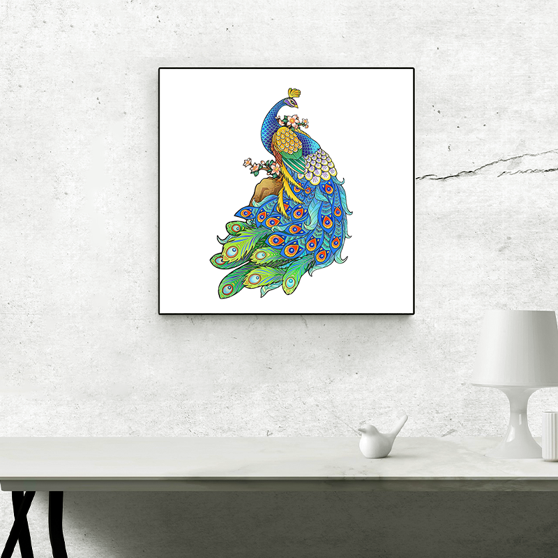 🔥Last Day 80% OFF-Blue Feather Peacock Jigsaw Puzzle
