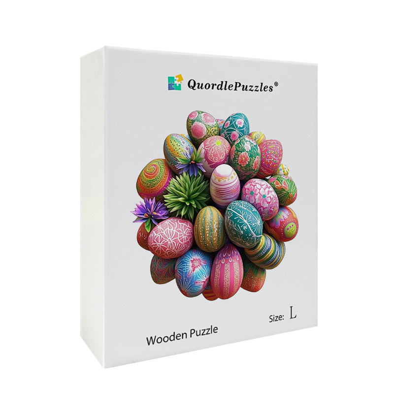 3D Easter Wreath Wooden Jigsaw Puzzle