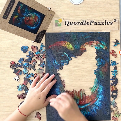 🔥LAST DAY 83% -Mama Mona Wooden Jigsaw Puzzle