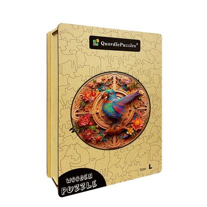 Bird and bloom 1 Wooden Jigsaw Puzzle