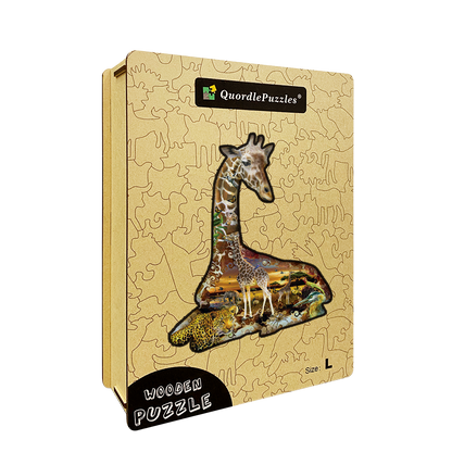 🔥LAST DAY 91% OFF-African Spots Wooden Jigsaw Puzzle