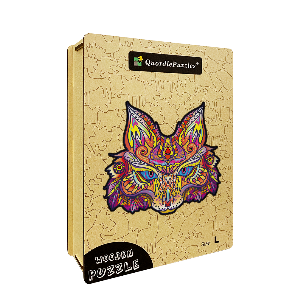 Fox Colourful Wooden Jigsaw Puzzle