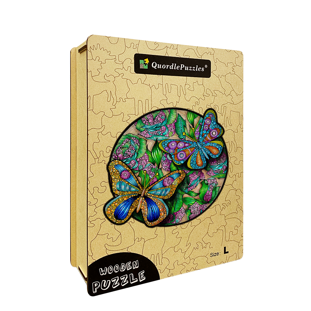 Beautiful Butterfly Wooden Jigsaw Puzzle