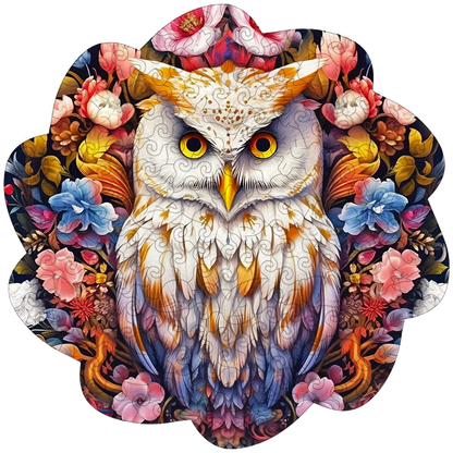 🔥LAST DAY 83% -Minimal Cute Baby Owl Wooden Jigsaw Puzzle