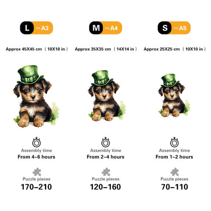 🔥LAST DAY 92% -Watercolor Saint Patrick's day Puppy
