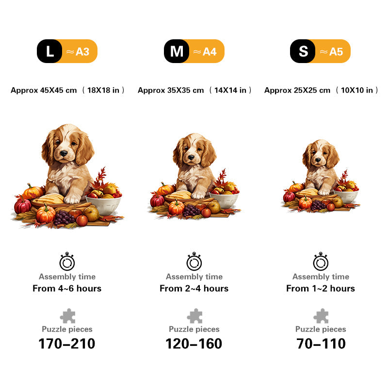 🔥LAST DAY 92% -Beautiful thanksgiving little puppy