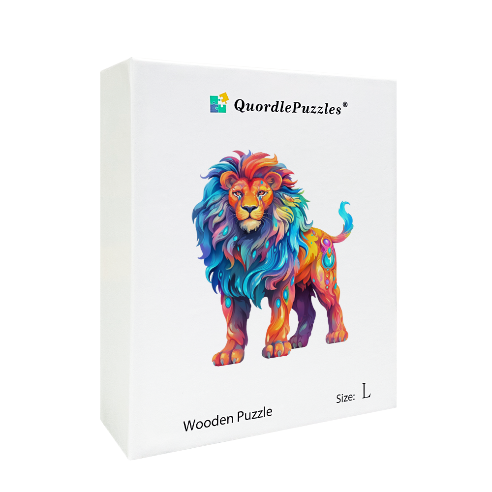 🔥LAST DAY 91% OFF-Colorful lion Wooden Jigsaw Puzzle 🔥LAST DAY 91% OFF-Colorful lion Wooden Jigsaw Puzzle