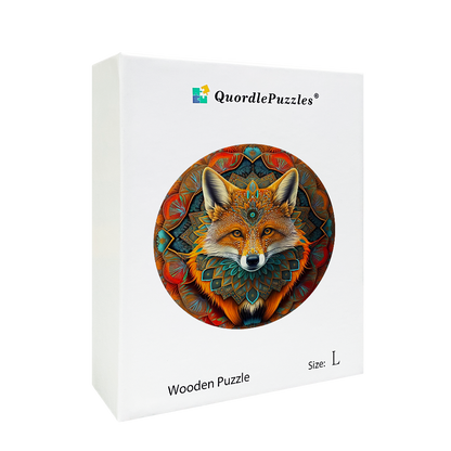 Fox Ethnic Wooden Jigsaw Puzzle