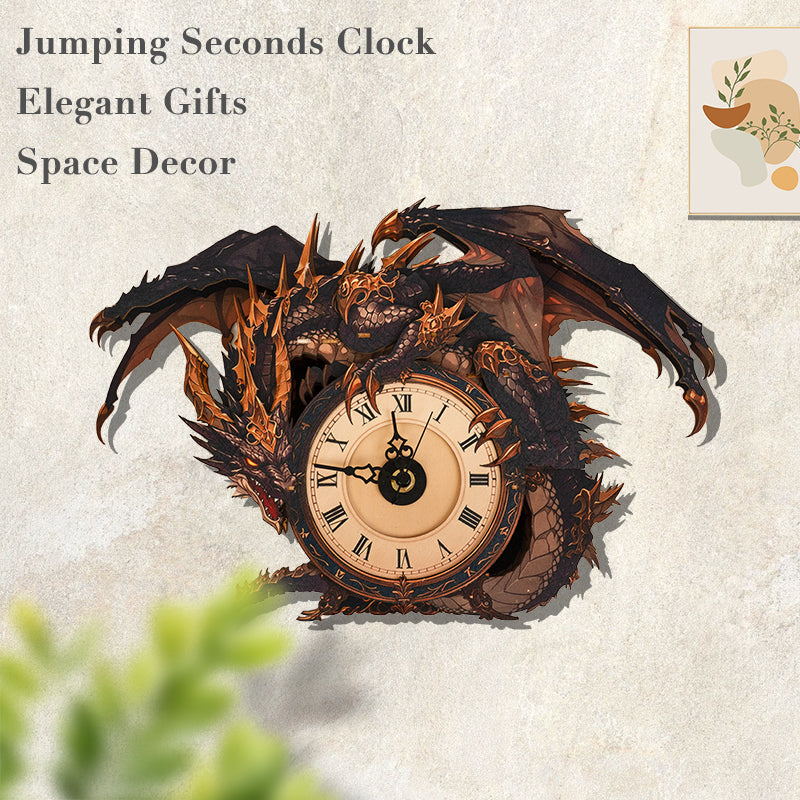 Shadow Dragon Timepiece Wooden Clock Puzzle