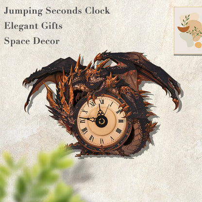 Shadow Dragon Timepiece Wooden Clock Puzzle