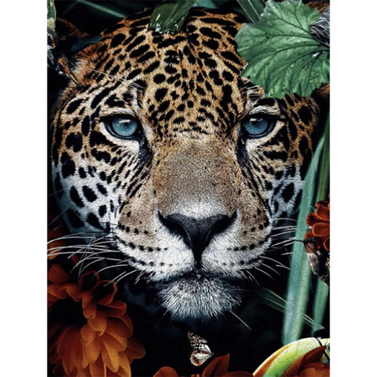 🔥LAST DAY 83% -Tiger And Flower Wooden Jigsaw Puzzle