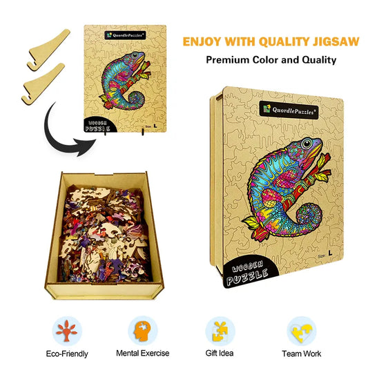 Colorful Lizard Puzzle