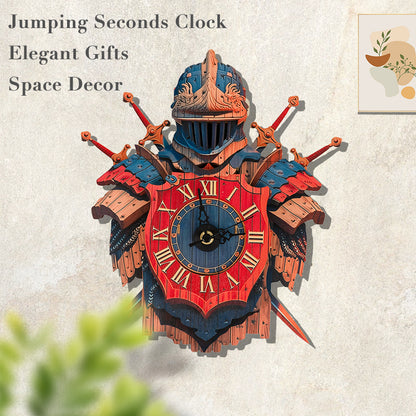 Knight’s Shield Timepiece Wooden Clock Puzzle