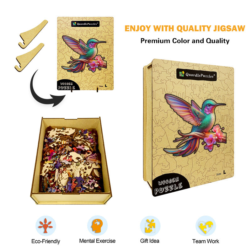 🔥LAST DAY 85% OFF - Beautiful hummingbird – Quordlepuzzles®