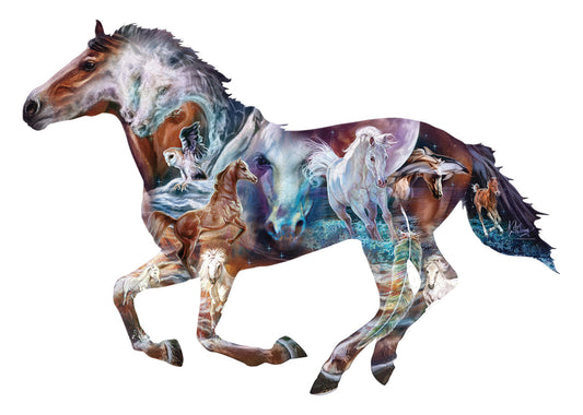 🔥SISTA DAG 83% - The Mystery Of The Horse Wooden Jigsaw Puzzle
