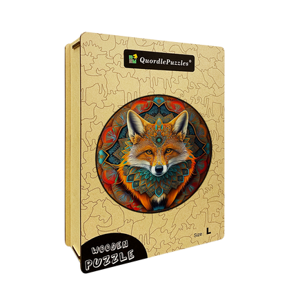 Fox Ethnic Wooden Jigsaw Puzzle