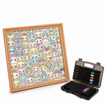 Bunny - Wooden Coloring Puzzle