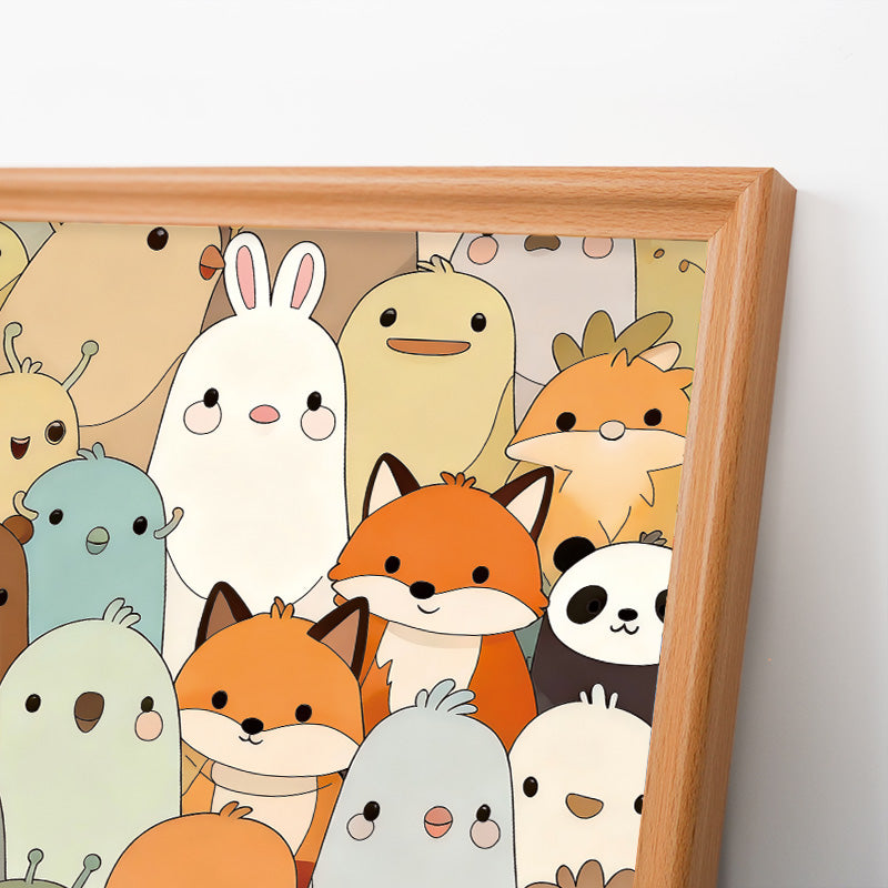 Cuddly Critters - Wooden Coloring Puzzle
