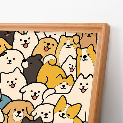 Dogs - Wooden Coloring Puzzle