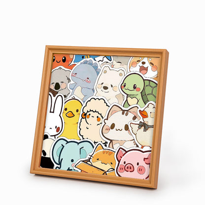 Furry Gathering - Wooden Coloring Puzzle