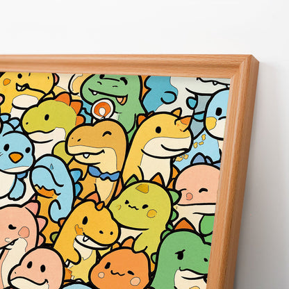 Little Dragon - Wooden Coloring Puzzle