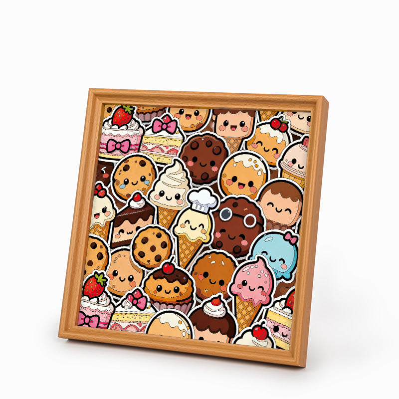 Sweet Treats - Wooden Coloring Puzzle