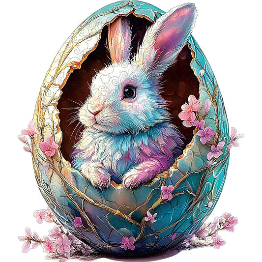 3D Magical Bunny Wooden Jigsaw Puzzle