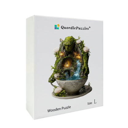 Giant Guardian of the Teacup Valley Wooden Jigsaw Puzzle