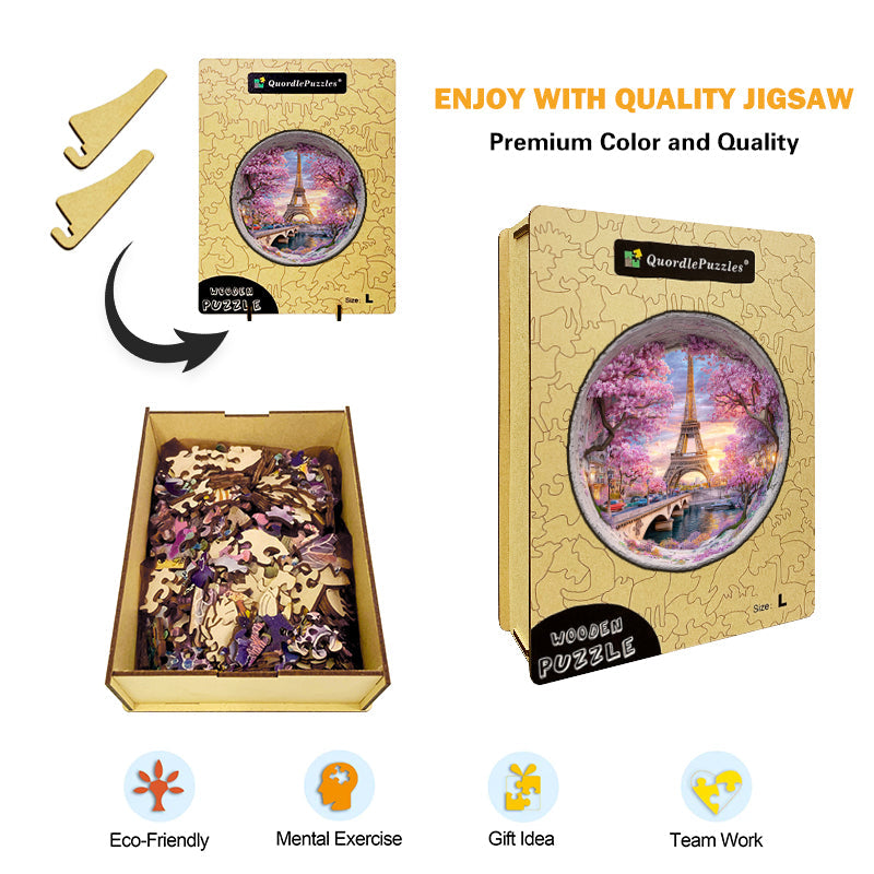 Paris Wooden Jigsaw Puzzle