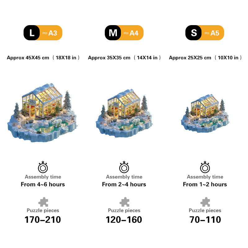 Arctic Greenhouse Wooden Jigsaw Puzzle