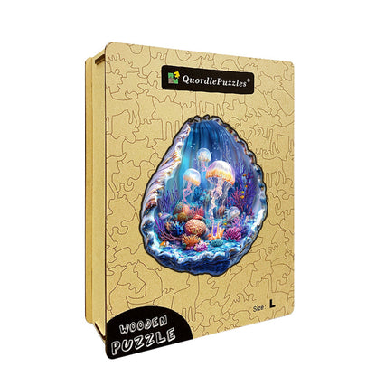 Shell Underwater Fantasy Wooden Jigsaw Puzzle