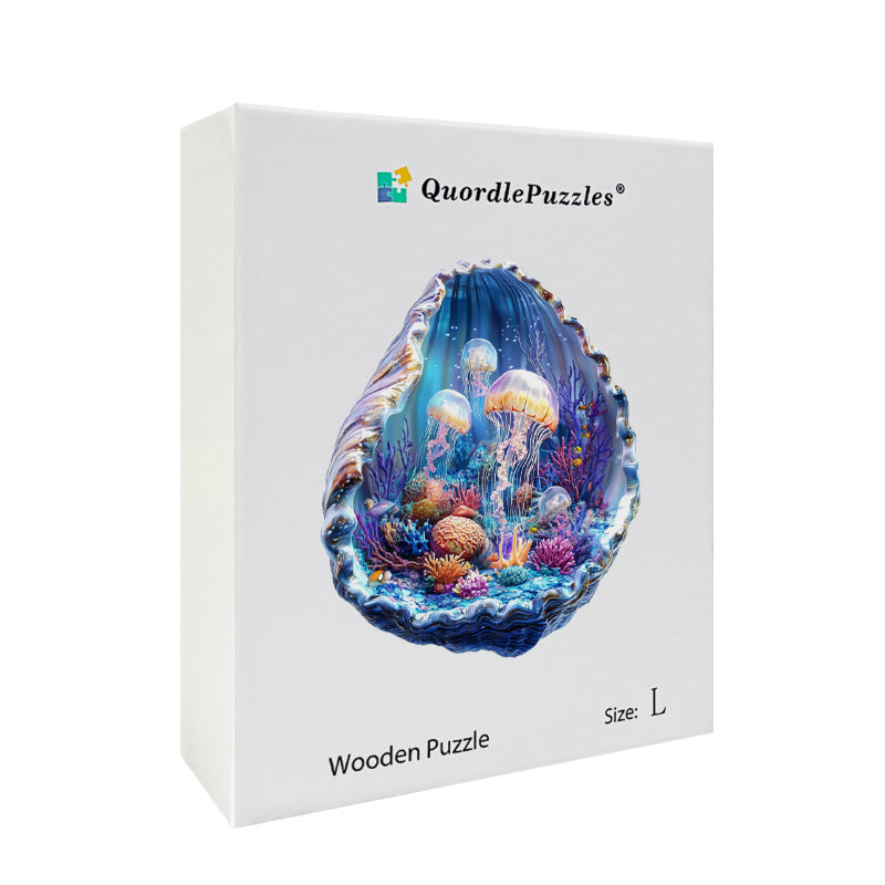 Shell Underwater Fantasy Wooden Jigsaw Puzzle