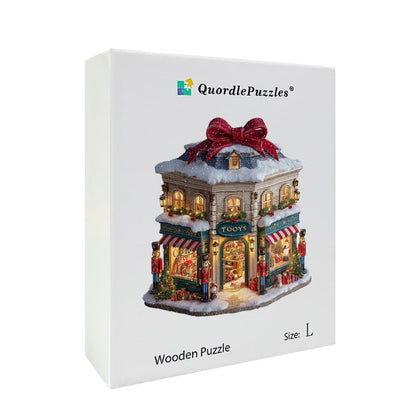Christmas Shop Wooden Jigsaw Puzzle