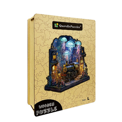 Underwater Platform Wooden Jigsaw Puzzle