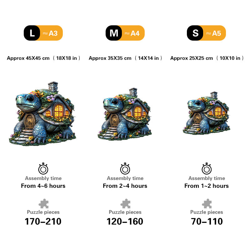 Camelback Giant Turtle Wooden Jigsaw Puzzle