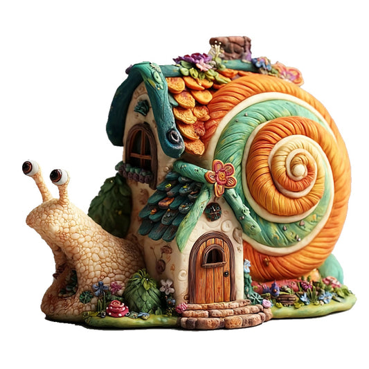 Snail Cottage Wooden Jigsaw Puzzle