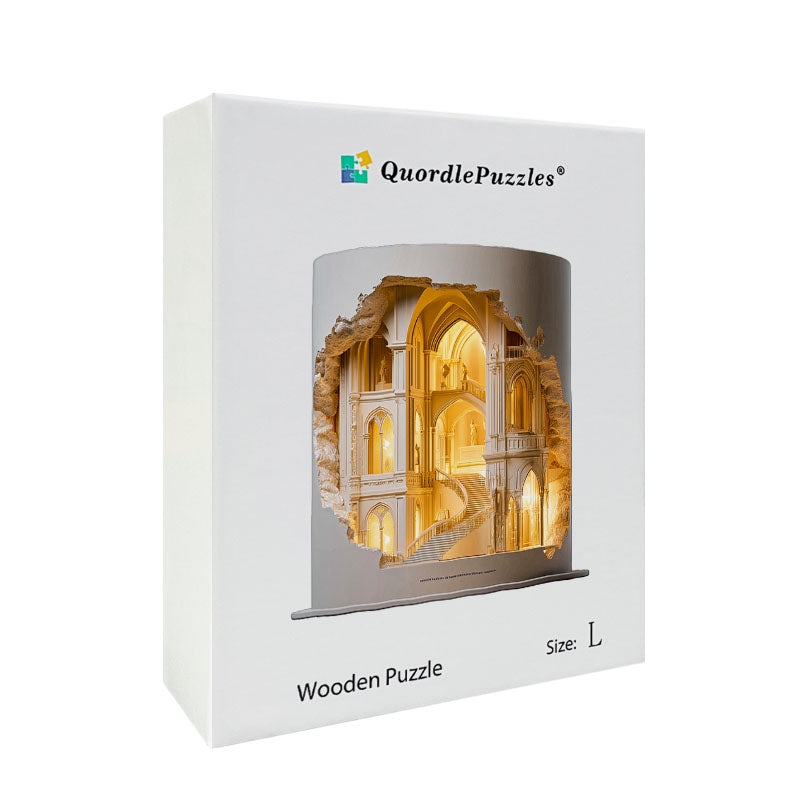 Gothic Cathedral Wooden Puzzle