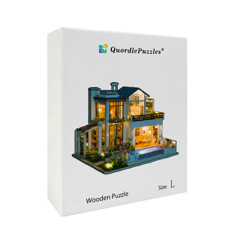 Modern Villa Wooden Puzzle
