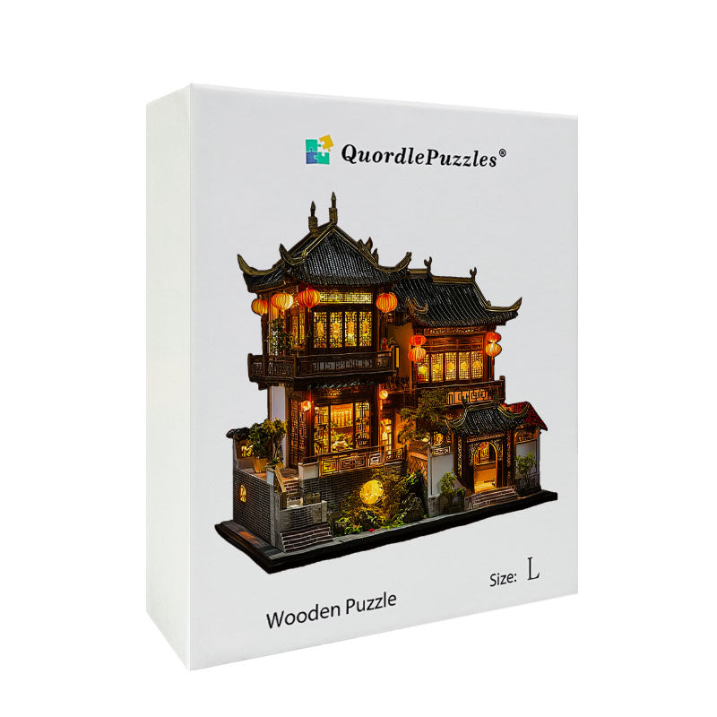 Oriental Courtyard Wooden Puzzle