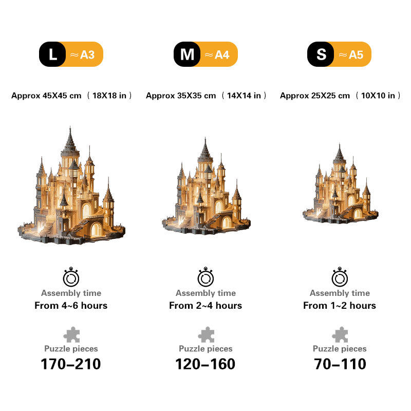 Royal Castle Wooden Puzzle