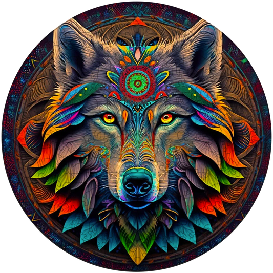 Mandala Volk träpussel