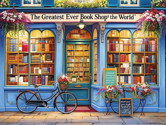 Charming Bookshop Wooden Jigsaw Puzzle