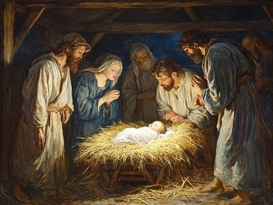 Nativity Scene Wooden Jigsaw Puzzle