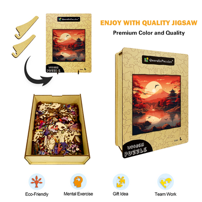 Fuji Serenity Wooden Jigsaw Puzzle