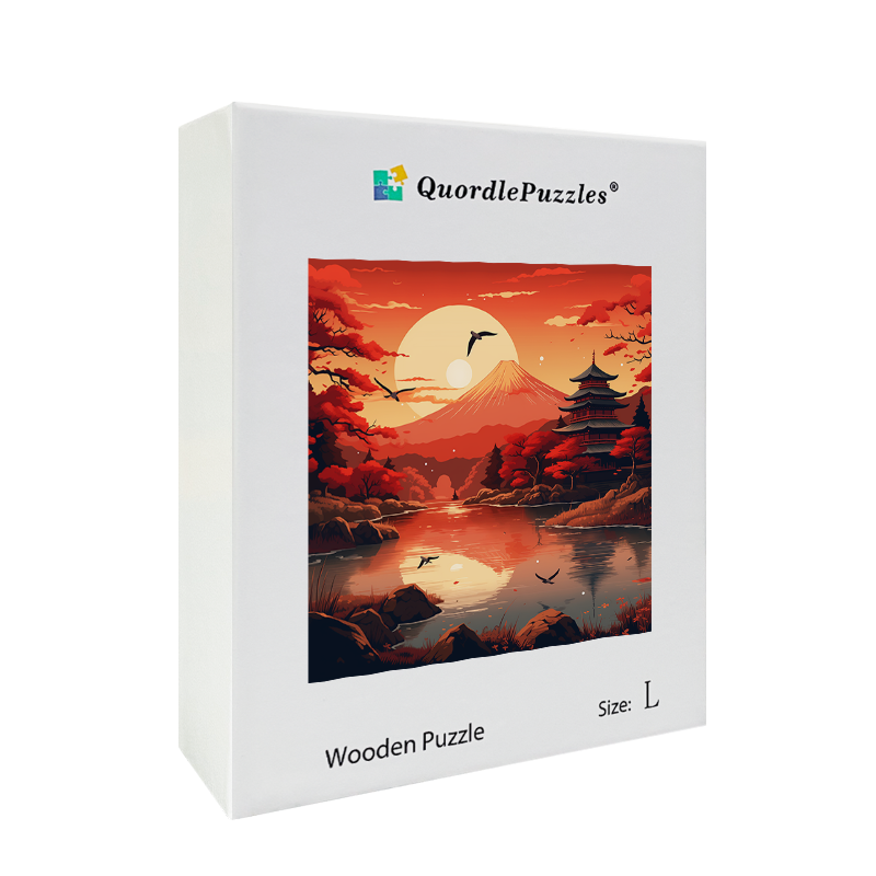 Fuji Serenity Wooden Jigsaw Puzzle